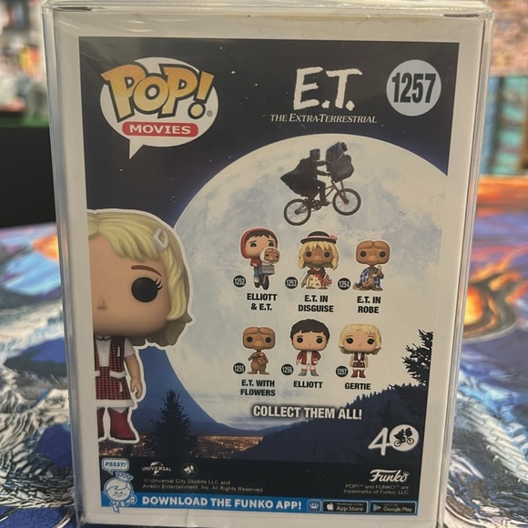 Funko Pop! E.T. Gertie with Blonde Hair and Red Outfit - Picture 3 of 5